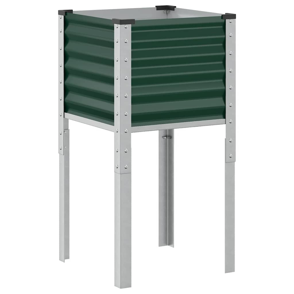 Vidaxx plantekasse grøn 45x45x88 cm stål