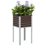 Vidaxx plantekasse brun 45x45x88 cm stål