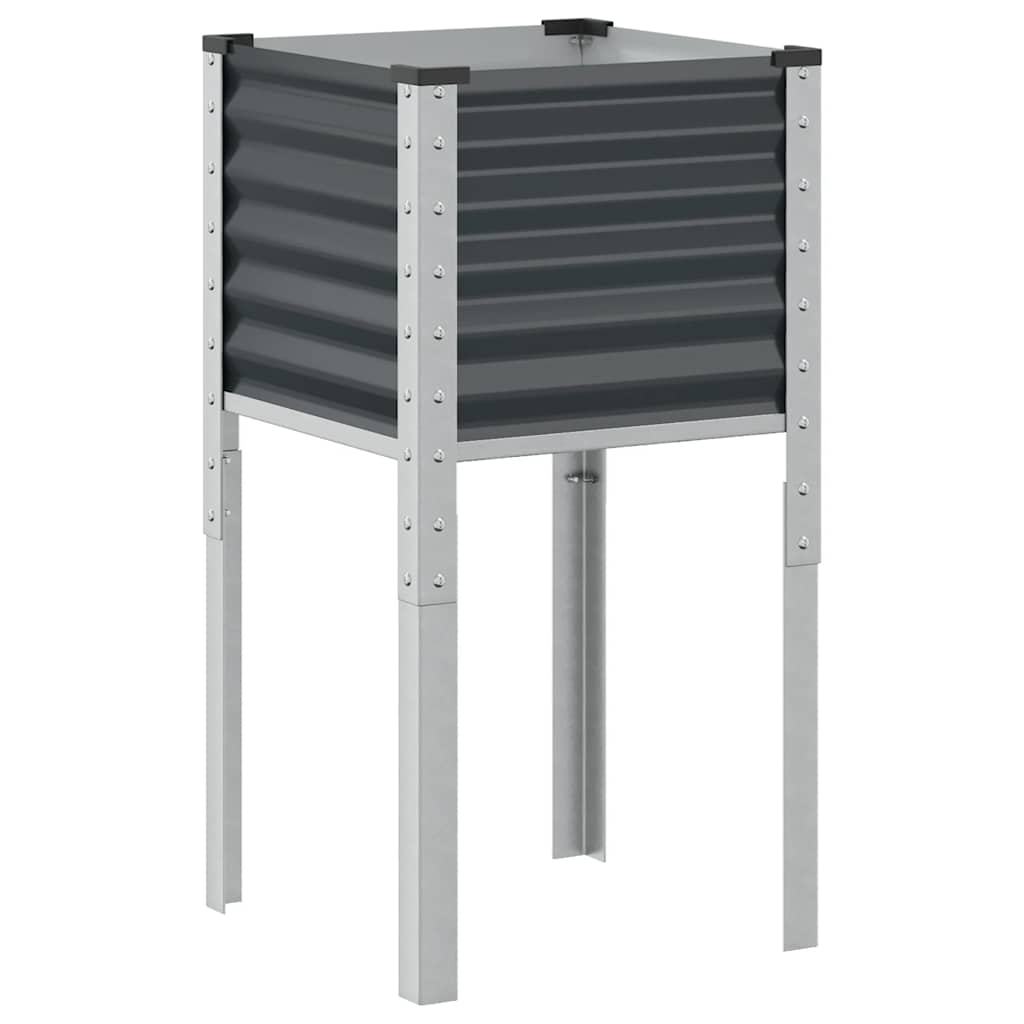 Vidaxx plantekasse antracit 45x45x88 cm stål