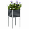 Vidaxx plantekasse antracit 45x45x88 cm stål