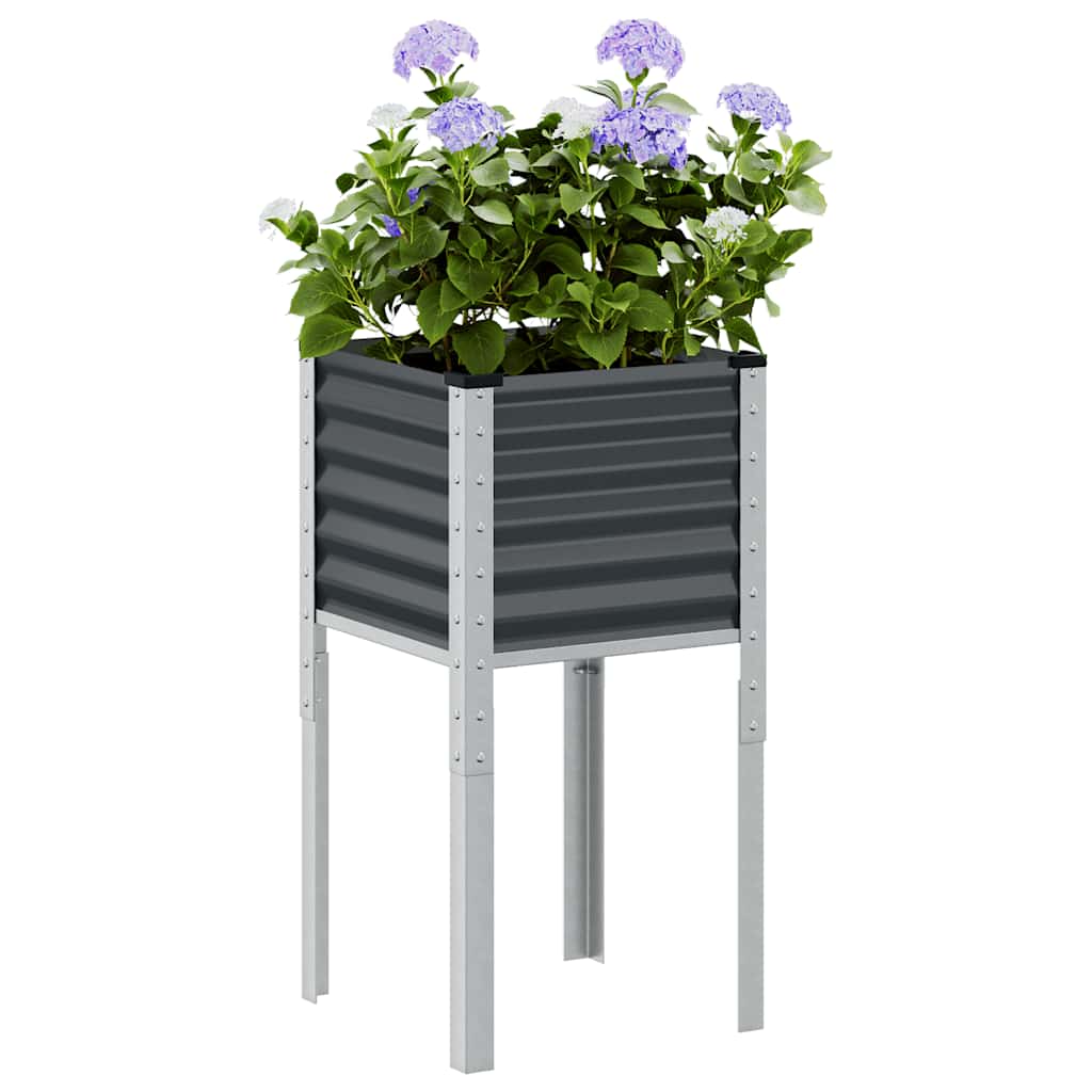 Vidaxx plantekasse antracit 45x45x88 cm stål