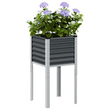 Vidaxx plantekasse antracit 45x45x88 cm stål