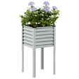 Vidaxx plantekasse 45x45x88 cm galvaniseret stål