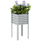 Vidaxx plantekasse 45x45x88 cm galvaniseret stål