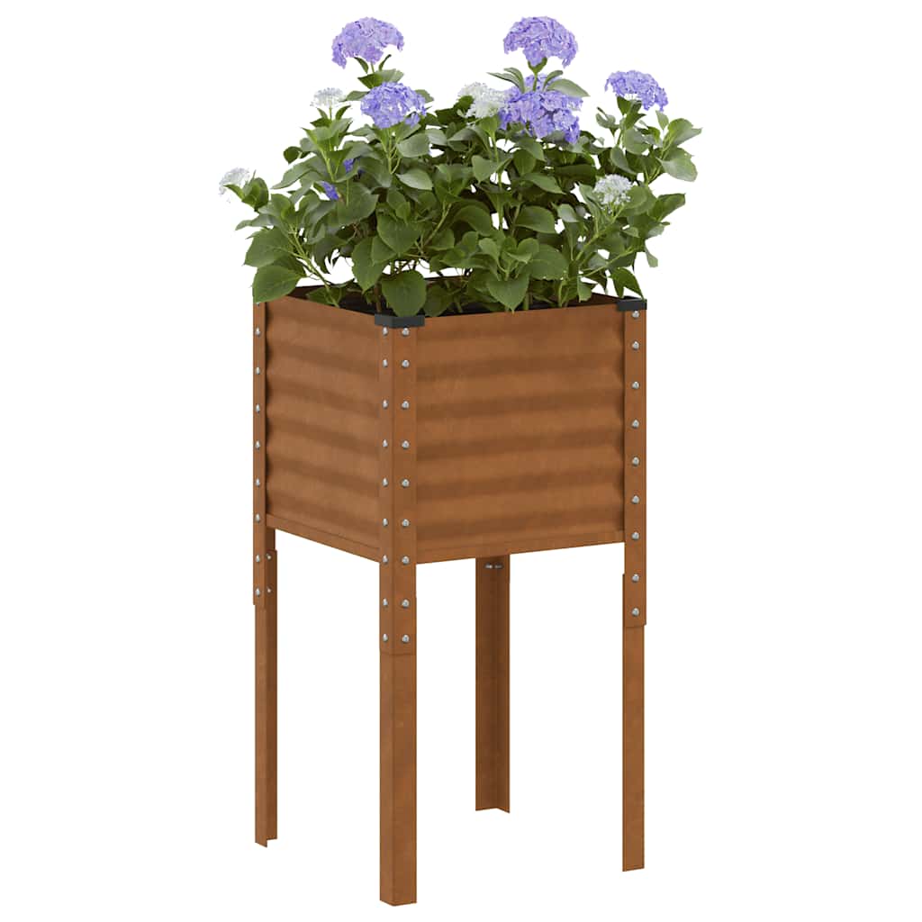 Vidaxx plantekasse 45x45x88 cm vejrbestandigt stål