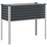 Vidaxx plantekasse antracit 100x45x90 cm stål
