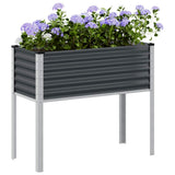 Vidaxx plantekasse antracit 100x45x90 cm stål