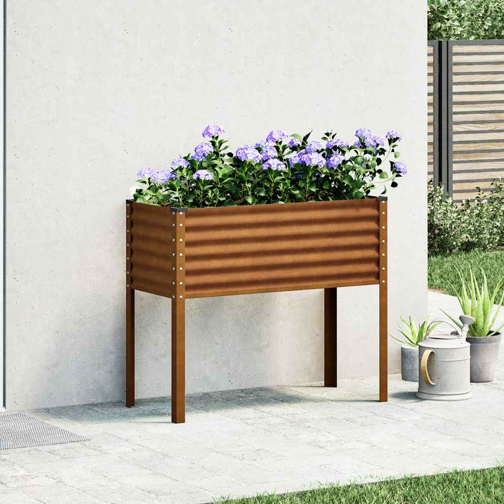 Vidaxx plantekasse 100x45x90 cm vejrbestandigt stål