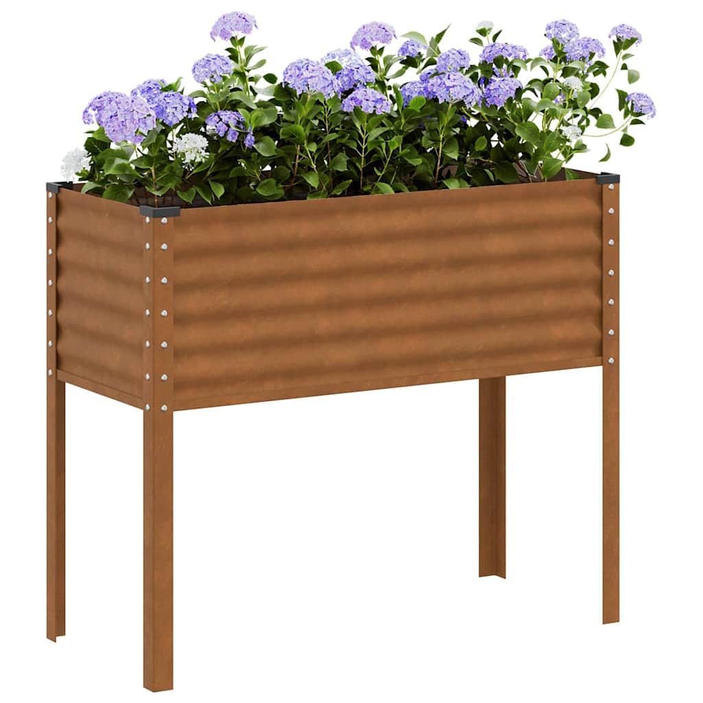 Vidaxx plantekasse 100x45x90 cm vejrbestandigt stål
