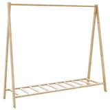 Vidaxx tøjstativ med hylder 106x34x102 cm bambus