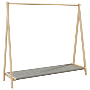 Vidaxx tøjstativ med hylder 106x34x102 cm bambus