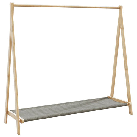 Vidaxx tøjstativ med hylder 106x34x102 cm bambus