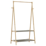 Vidaxx tøjstativ med hylder 96x45,5x150,5 cm bambus