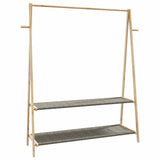 Vidaxx tøjstativ med hylder 132x45,5x150,5 cm bambus