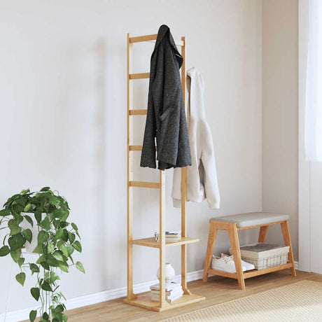Vidaxx knagerække med kroge og hylder 38,5x30x156 cm bambus