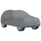 Vidaxxl autocover til SUV med fiberdug helt grå