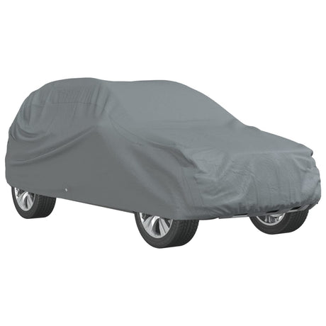 Vidaxxl autocover til SUV med fiberdug helt grå