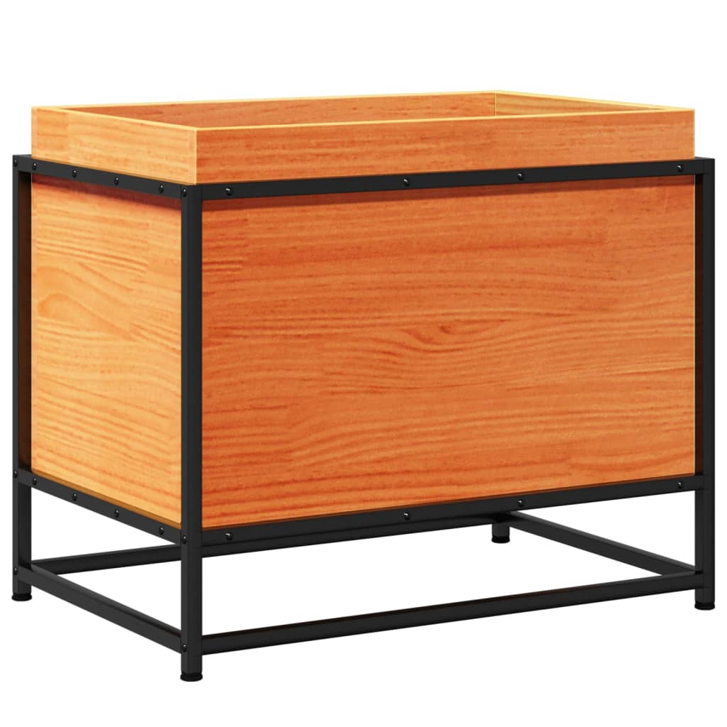 Vidaxx plantekasse 60x40x50 cm massiv fyrretræ, vask brun