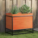 Vidaxx plantekasse 60x40x50 cm massiv fyrretræ, vask brun
