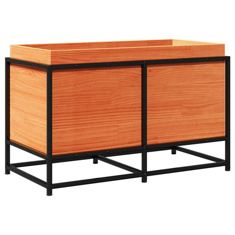 Vidaxx plantekasse 80x40x50 cm massiv fyrretræ, vask brun