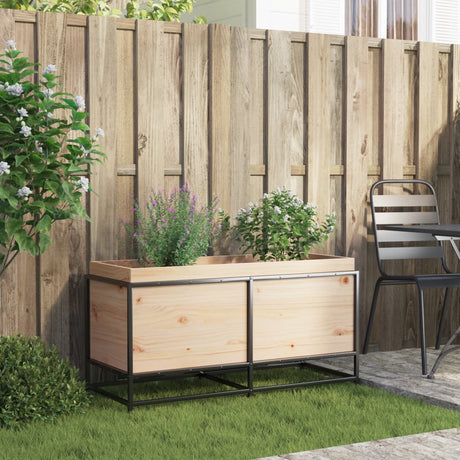 Vidaxx plantekasse 100x40x50 cm massivt fyrretræ