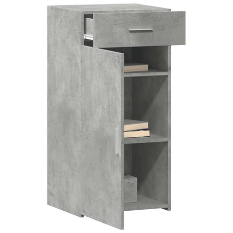 Vidaxl dressoir 45x42,5x93 cm bewerkt hout betongrijs