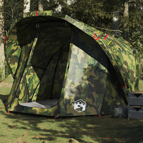 VidaXL fisketelt 4-personers vandtæt camouflage