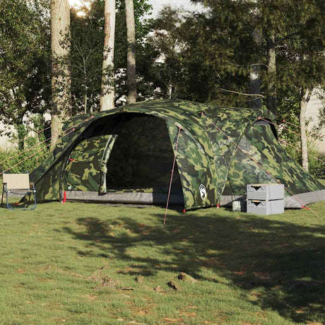 VidaXL kuppeltelt 6-personers vandtæt camouflage
