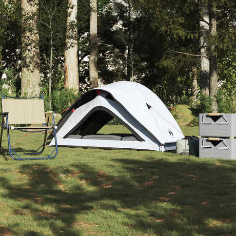 Vidaxl campingtelt 1-personers mørklægningsstof hvidt vandtæt