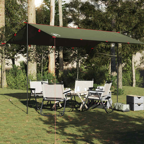 Vidaxx campingfortelt vandtæt 406x306 cm olivengrøn