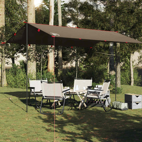 Vidaxx campingfortelt vandtæt 406x306 cm brun