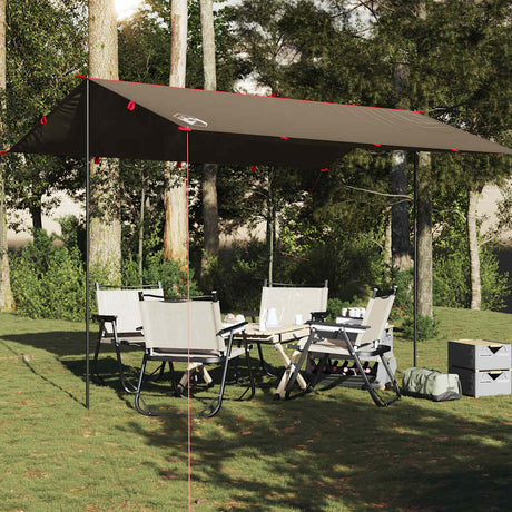 Vidaxx campingfortelt vandtæt 406x306 cm brun