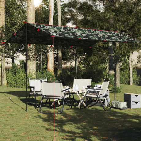 Vidaxx campingfortelt vandtæt 406x306 cm camouflage