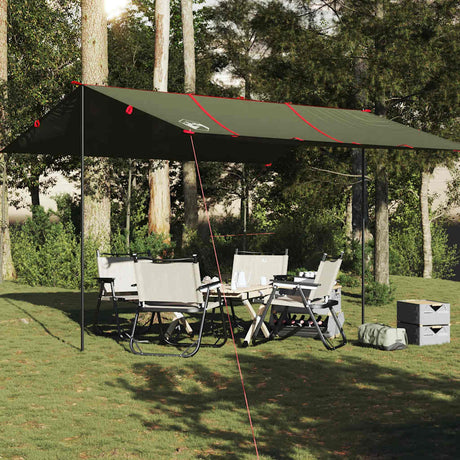 Vidaxx campingfortelt vandtæt 451x420 cm olivengrøn