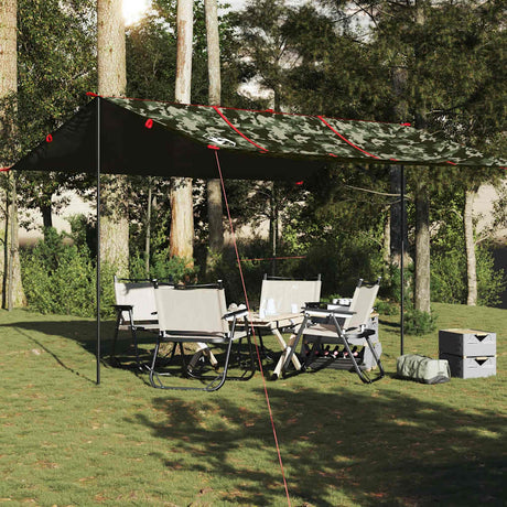 Vidaxx campingfortelt vandtæt 451x420 cm camouflage