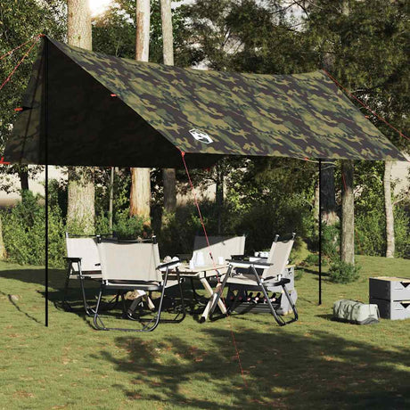 Vidaxx campingfortelt vandtæt 438x376x212 cm camouflage