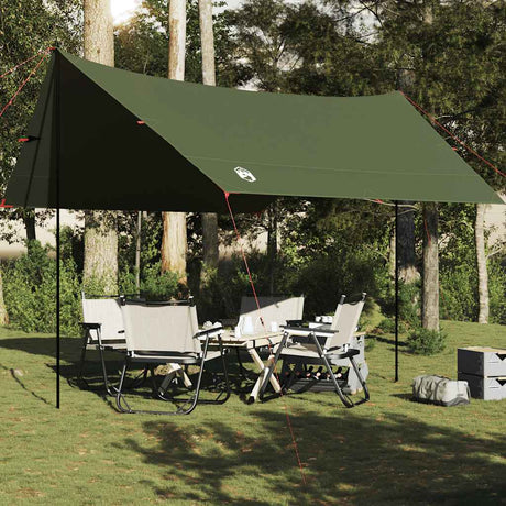 Vidaxx campingfortelt vandtæt 462x306x211 cm olivengrøn