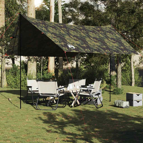 Vidaxx campingfortelt vandtæt 462x306x211 cm camouflage