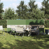 VidaXL forrude camping vandtæt 344x120 cm grøn