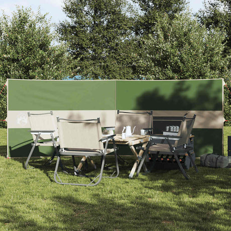 VidaXL forrude camping vandtæt 344x120 cm grøn