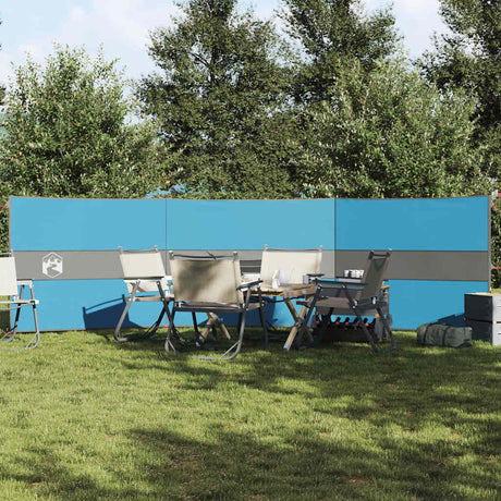 VidaXL forrude camping vandtæt 490x123 cm blå