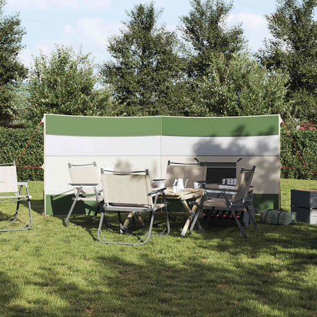 VidaXL forrude camping vandtæt 340x130 cm grøn
