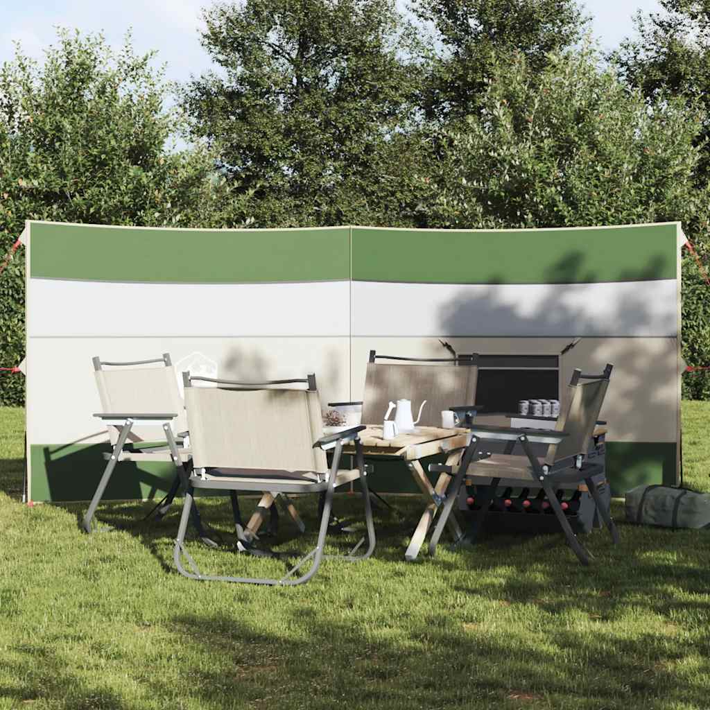 VidaXL forrude camping vandtæt 340x130 cm grøn