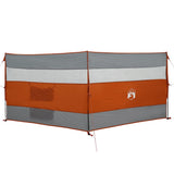 VidaXL forrude camping vandtæt 340x130 cm grå og orange