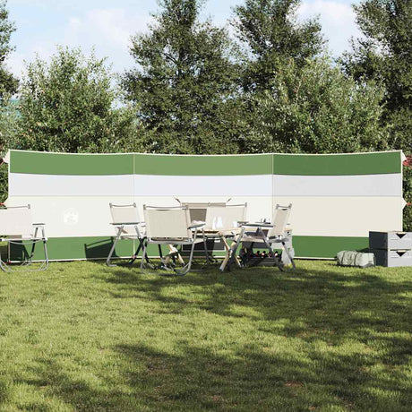 VidaXL forrude camping vandtæt 508x130 cm grøn