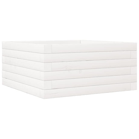 Vidaxx plantekasse 50x50x23 cm massiv fyrretræ hvid