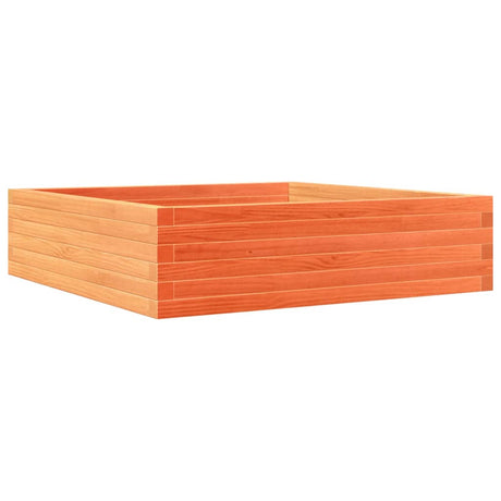 Vidaxx plantekasse 90x90x23 cm massiv fyrretræ, vask brun