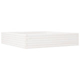 Vidaxx plantekasse 110x110x23 cm massiv fyrretræ hvid