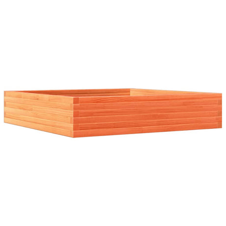 Vidaxx plantekasse 110x110x23 cm massiv fyrretræ, vask brun