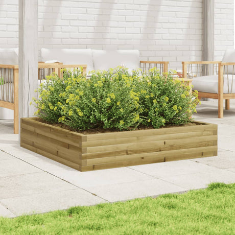 Vidaxx plantekasse 110x110x23 cm imprægneret fyrretræ
